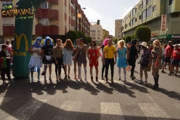 Yapci Pérez gana la IX Carrera de Tacones de Telde (Foto TA)