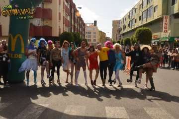 Yapci Pérez gana la IX Carrera de Tacones de Telde (Foto TA)