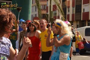 Yapci Pérez gana la IX Carrera de Tacones de Telde (Foto TA)