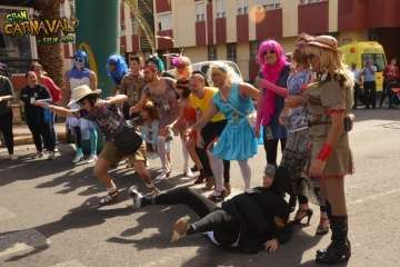 Yapci Pérez gana la IX Carrera de Tacones de Telde (Foto TA)