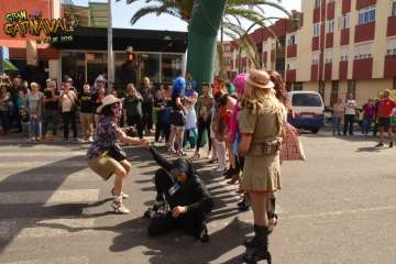 Yapci Pérez gana la IX Carrera de Tacones de Telde (Foto TA)