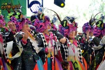 Ambiente murguero y musical en el Carnaval de Día de Telde (Foto TA y Antonio Alí)