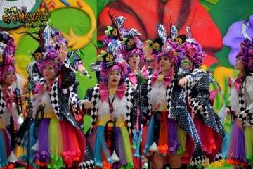 Ambiente murguero y musical en el Carnaval de Día de Telde (Foto TA y Antonio Alí)