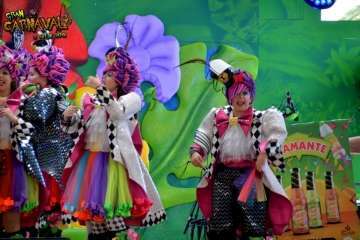 Ambiente murguero y musical en el Carnaval de Día de Telde (Foto TA y Antonio Alí)