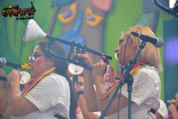 Ambiente murguero y musical en el Carnaval de Día de Telde (Foto TA y Antonio Alí)