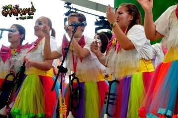 Ambiente murguero y musical en el Carnaval de Día de Telde (Foto TA y Antonio Alí)