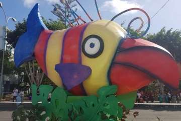 Quema de la sardina del Carnaval 2018 de Telde (Foto Francisco J. Santana y Antonio Alí)