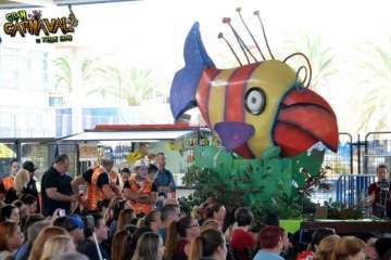 Quema de la sardina del Carnaval 2018 de Telde (Foto Francisco J. Santana y Antonio Alí)