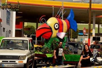 Quema de la sardina del Carnaval 2018 de Telde (Foto Francisco J. Santana y Antonio Alí)