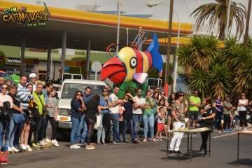 Quema de la sardina del Carnaval 2018 de Telde (Foto Francisco J. Santana y Antonio Alí)