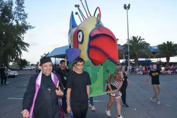 Quema de la sardina del Carnaval 2018 de Telde (Foto Francisco J. Santana y Antonio Alí)