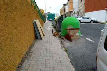 Escombrera 'sospechosa' en Melenara-Telde (Foto TA)
