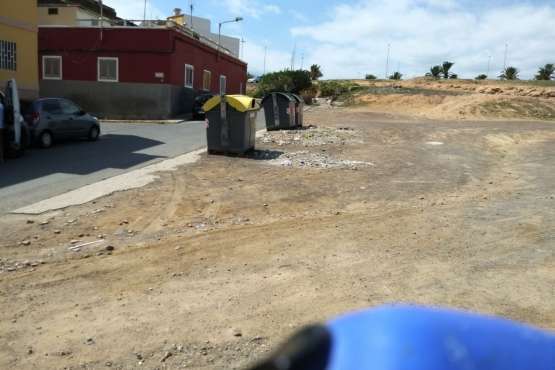 Antes y después de la limpieza de este miércoles (Foto TA)