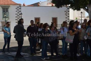 Concentración feminista en San Juan (Foto TA)