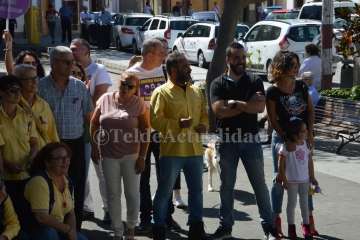 Concentración feminista en San Juan (Foto TA)