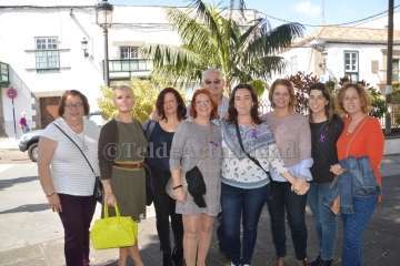 Concentración feminista en San Juan (Foto TA)