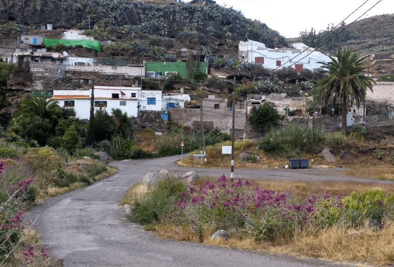 Perspectiva del barrio de Tecén (Foto lospasosquedejamosatras)