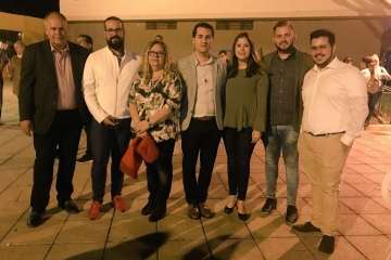 Pregón de las fiestas de Las Longueras 2018 a cargo de Abel Díaz (Foto Teldeenfiestas y TA)