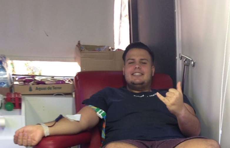 Donante de sangre (Foto TA)