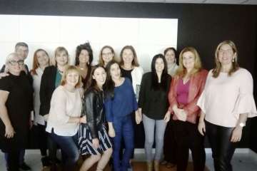 La exedila Calderín participa en una tertulia del WomenClub (Foto TA)