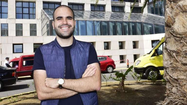 José María Robaina, joven médico de Telde (Foto Arcadio Suárez/C7)