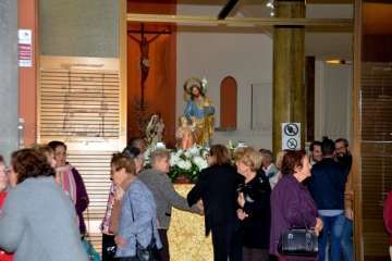 Misa y procesión religiosa en San José de Las Longueras (Francisco J. Santana)