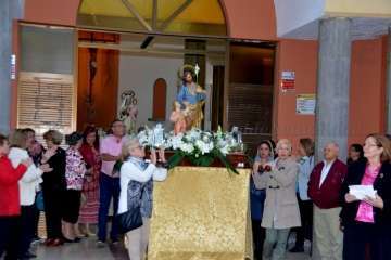 Misa y procesión religiosa en San José de Las Longueras (Francisco J. Santana)