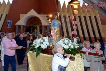Misa y procesión religiosa en San José de Las Longueras (Francisco J. Santana)