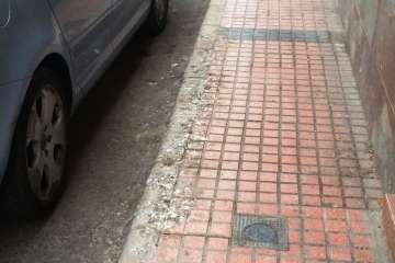 Las palomas, foco de infección en una vivienda de Clavellinas (Foto TA)