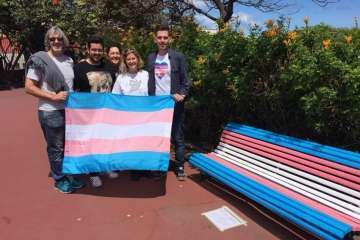 Brochazos multicolores por la diversidad en Telde (Foto TA y Antonio Alí)