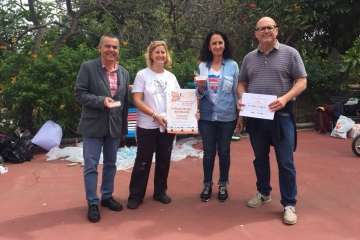 Brochazos multicolores por la diversidad en Telde (Foto TA y Antonio Alí)