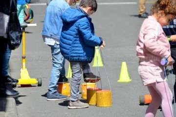 Actividades infantiles del programa Telde cambia la hora (Foto Antonio Alí y Francisco J. Santana)