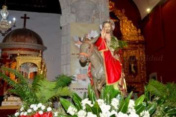 La Basílica de Telde ya huele a Semana Santa (Foto Francisco Javier Santana y Antonio Alí)