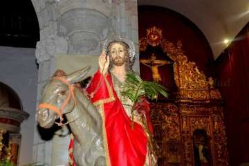 La Basílica de Telde ya huele a Semana Santa (Foto Francisco Javier Santana y Antonio Alí)