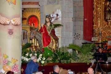 La Basílica de Telde ya huele a Semana Santa (Foto Francisco Javier Santana y Antonio Alí)