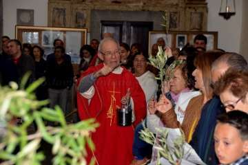 La procesión de La Burrita se abre paso en San Juan (Foto Francisco Javier Santana)