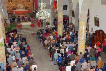 La procesión de La Burrita se abre paso en San Juan (Foto Francisco Javier Santana)