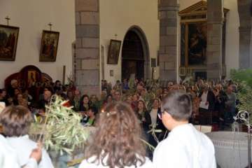 La procesión de La Burrita se abre paso en San Juan (Foto Francisco Javier Santana)