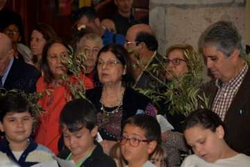La procesión de La Burrita se abre paso en San Juan (Foto Francisco Javier Santana)