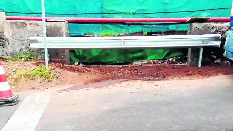 Obras que han atentado contra el patrimonio etnográfico de Lomo Magullo (Foto C7)