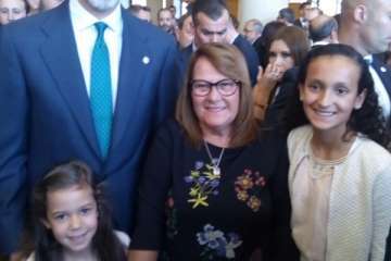  La joven jueza teldense Yanira González recibe del Rey su primer destino definitivo en La Gomera (Foto TA)