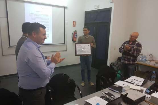  La AUME reconoce al socialista teldense Semidán Santana su etapa como delegado en Canarias (Foto TA)