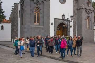 Visita al casco histórico de Telde de un grupo de tinerfeños (Foto TA)
