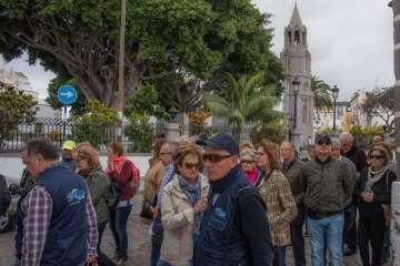 Visita al casco histórico de Telde de un grupo de tinerfeños (Foto TA)