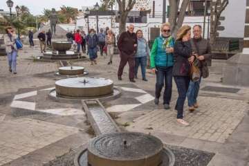 Visita al casco histórico de Telde de un grupo de tinerfeños (Foto TA)