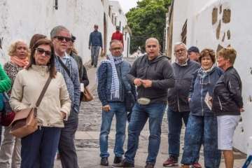 Visita al casco histórico de Telde de un grupo de tinerfeños (Foto TA)