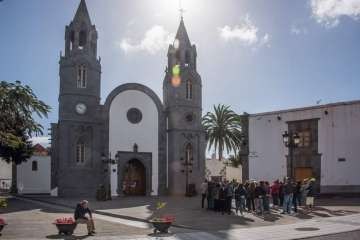 Visita al casco histórico de Telde de un grupo de tinerfeños (Foto TA)