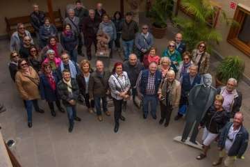 Visita al casco histórico de Telde de un grupo de tinerfeños (Foto TA)
