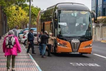 Visita al casco histórico de Telde de un grupo de tinerfeños (Foto TA)