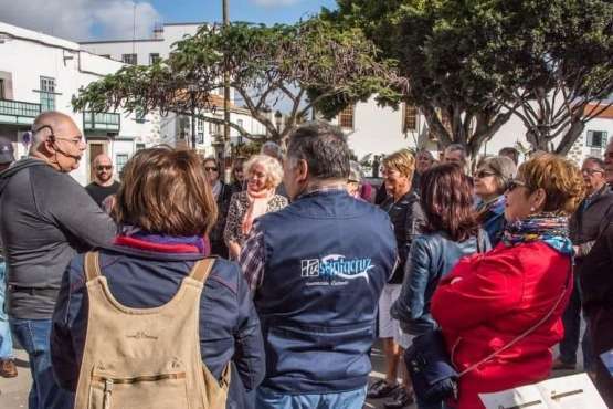Visita al casco histórico de Telde de un grupo de tinerfeños (Foto TA)